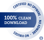 100% Clean - 100% CLEAN award granted by Softpedia